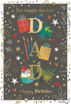 Picture of FOR SIMPLY THE BEST DAD BIRTHDAY CARD